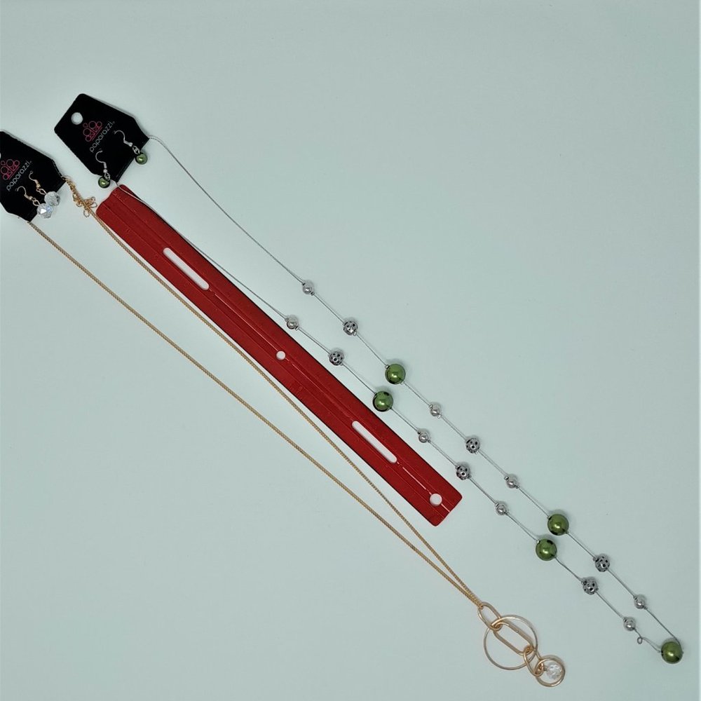 Two New Long Necklace and Ear Ring Sets